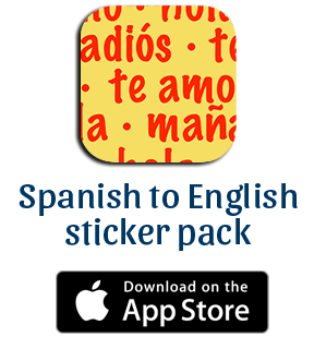 Spanish stickers icon